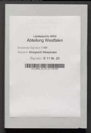 Vermögen der aufgehobenen Zünfte im Kanton Borgentreich