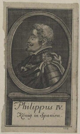 Bildnis des Philippus IV., König von Spanien
