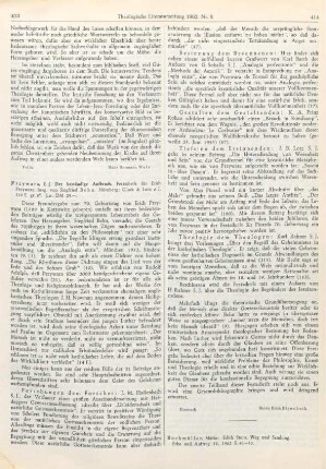 413-414 [Rezension] Der beständige Aufbruch