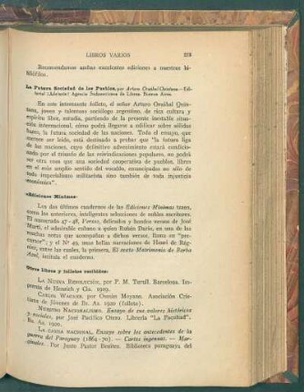 "Ediciones Mínimas"
