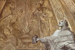 Die Verehrung des Grabmals des heiligen Johann Nepomuk