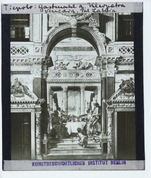 Venedig, Palazzo Labia,Tiepolo, Das Gastmahl der Kleopatra (Palazzo Labia)