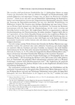 7. Motivische und stilistische Einordnung