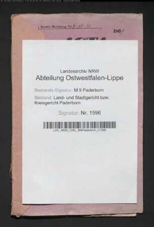 Erblasser: Borgmeyer, Maria Catharina; Ehepartner: Borgmeyer, Stepahn: