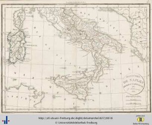 Royaumes de Naples, Sicile et Sardaigne. 1825.