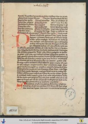 Aurelii Augustini...liber de xii abusivis seculi incipit feliciter.