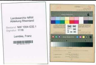 Entnazifizierung Franz Lembke , geb. 06.10.1896 (Verw.Beamter)