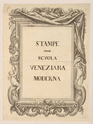 Stampe della scuola veneziana moderna, Titelblatt