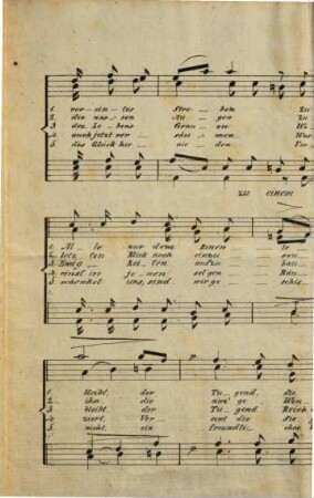 Abschieds-Klänge der Seminaristen zu Lauingen im Jahre 1842 : für 4 Männerstimmen ; als Vergissmeinnicht geweiht seinen Mitseminaristen