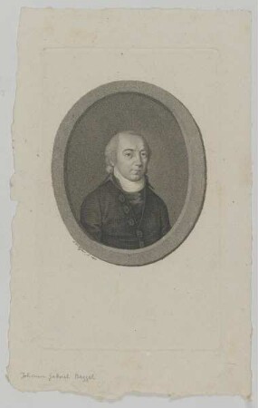 Bildnis des Johann Gabriel Bezzel