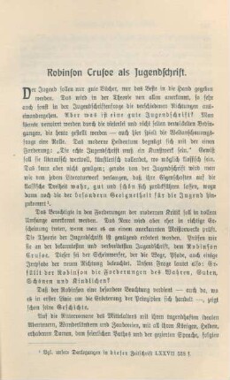 157-171 Robinson Crusoe als Jugendschrift