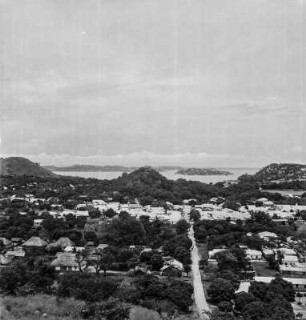 Panoramaaufnahme : Panorama der Stadt Mwanza