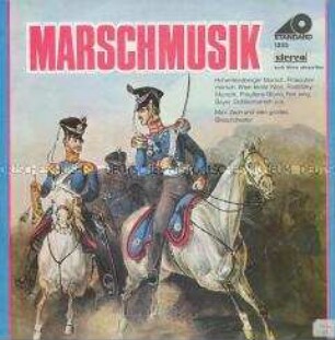 Platte mit Marschmusik