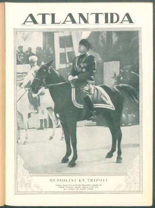 Mussolini en Tripoli