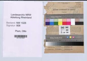 Entnazifizierung Otto Plum , geb. 12.04.1895 (Fabrikant)