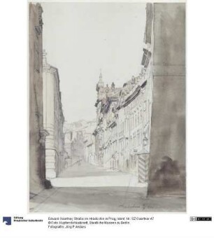 Straße im Hradschin in Prag