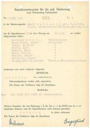 Gebhard, Adolf