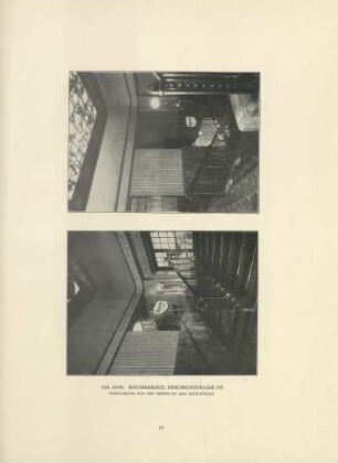 Abb. 65/66. Bavariahaus, Friedrichstrasse 180. Einzelheiten von der Treppe zu den Lichtspielen