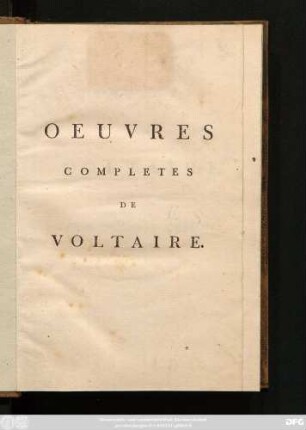 T. 67: Lettres De L'Imperatrice De Russie Et De M. De Voltaire