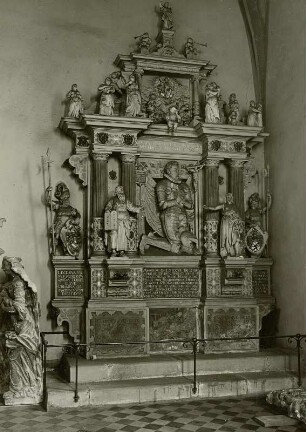 Penig, Stadtkirche, Grabmal des Johann Ernst Herr von Schönburg-Penig : Penig. Stadtkirche Zu Unserer Lieben Frauen auf dem Berge. Grabmal des Johann Ernst Herr von Schönburg-Penig