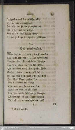 XL. Bad ueberhencken