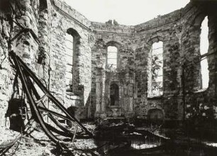 Dresden-Loschwitz, Pillnitzer Landstraße 9. Ruine der Loschwitzer Kirche
