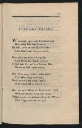 Lust Am Liebchen