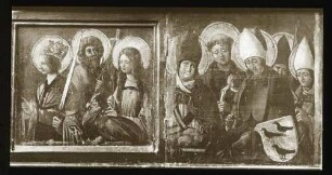 Kreuzkirche, sog. Dürer-Altar, Predelle, rechte Hälfte