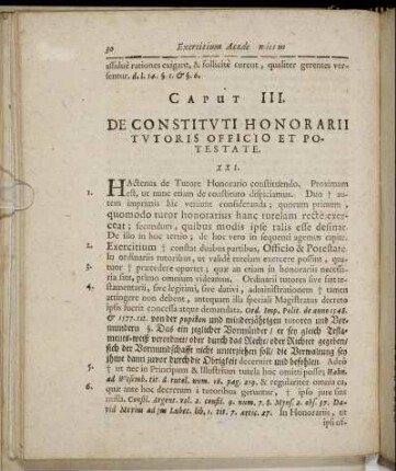 Caput III. De Constituti Honorarii Tutoris Officio Et Potestate.