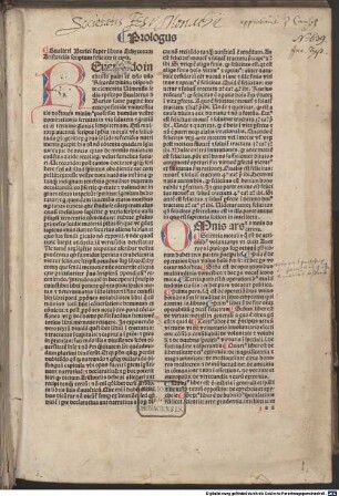 Expositio super libros Ethicorum Aristotelis : mit dem von Robertus Grosseteste aus dem Griech. übers. Aristoteles Text