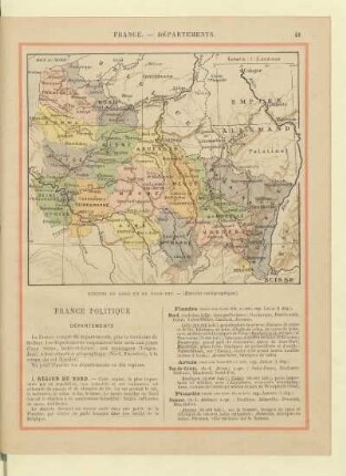 FRANCE. - DEPARTEMENTS