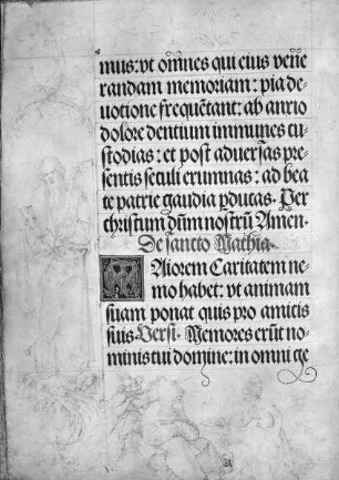 Gebetbuch Kaiser Maximilians I. — Versuchung des Heiligen Antonius, Folio 24verso
