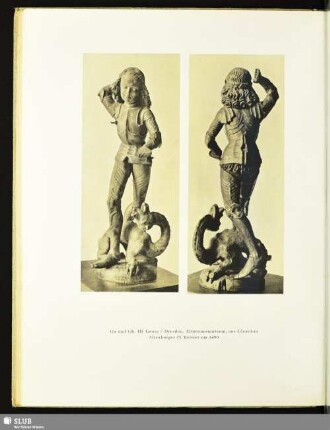 12a. Hl. Georg / Dresden, Altertumsmuseum, aus Glauchau / Altenburger (?) Meister um 1490
