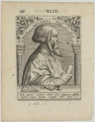Bildnis des Simon Grynaeus