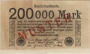 200000 Mark - Muster