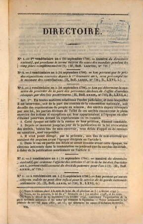 Bulletin annoté des lois, décrets et ordonnances : depuis le mois de juin 1789 jusqu'au mois d'aout 1830 ; 16 volumes in 8, 7