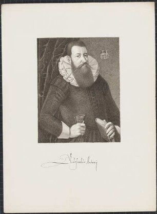 Icones Professorum Marpurgensium — Bildnis des Gottfried Anton (1571-1618)