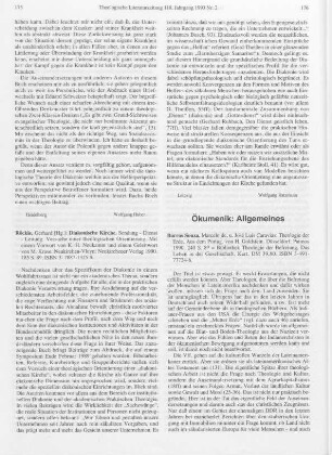 175-176 [Rezension] Diakonische Kirche