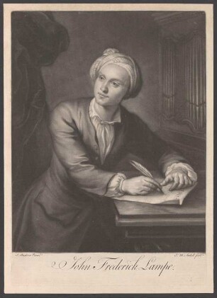 Porträt John Frederick Lampe (vermtl. 1703-1751)