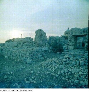 Malta. Mgarr. Tempelanlage Ta' Hagrat