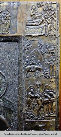 Die Gottesmutter aus dem Kloster Zarzma, sogenannte Laklakidze-Ikone : Szenen aus dem Leben Christi