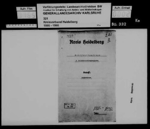 Anschaffung, Ausgabe und Einziehung von Wanderbüchern