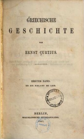 Griechische Geschichte, 1. Bis zur Schlacht bei Lade