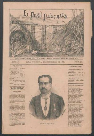[Retrato de] Doctor Don Luis Benjamín Cisneros.