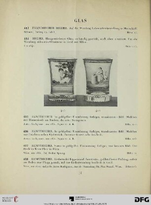 Glas (Nr. 413-437)
