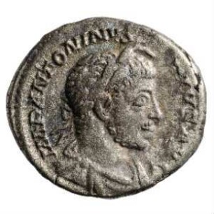 Münze, Denar, 222 n. Chr.