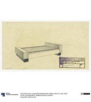 Doppelbett (Möbelentwürfe, Betten)