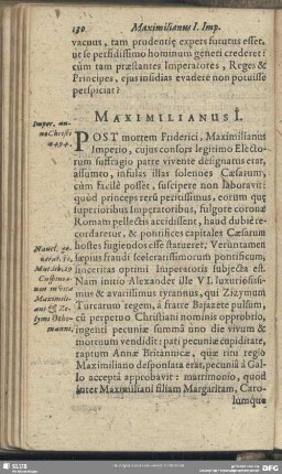 Maximilianus I.