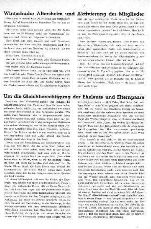 Um die Gleichberechtigung der Eheleute und Elternpaare