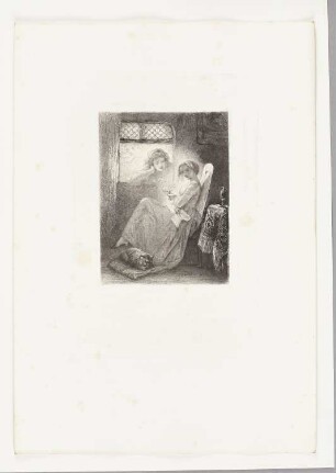 Konversation, Tafel 85 aus: "Les artistes contemporains", Band 5, Paris 1850